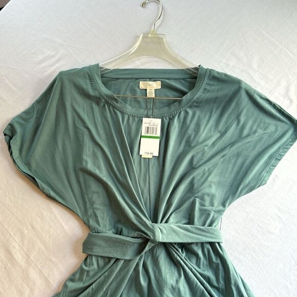 Teal bluish gray knit dress by Cupid size large - Picture 11 of 12